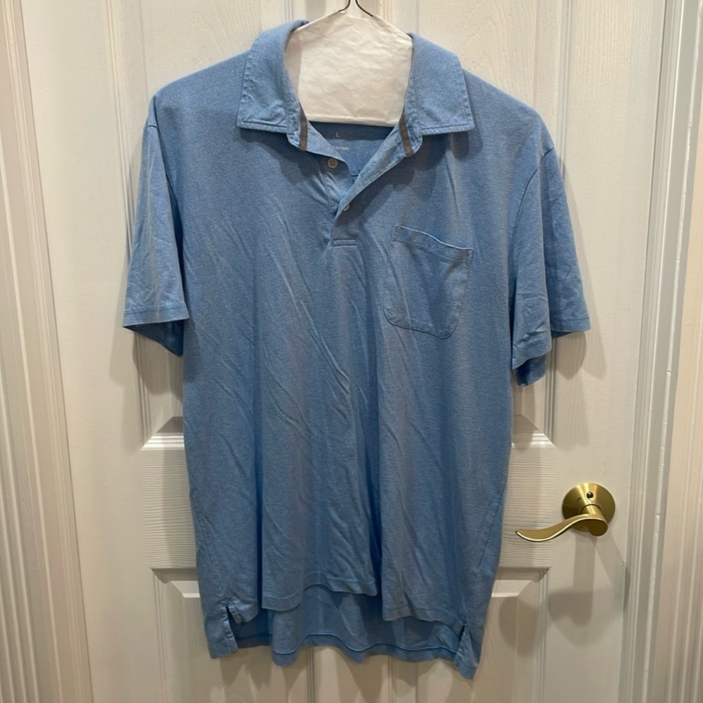 ☀️2/$15☀️ Blue Orvis polo